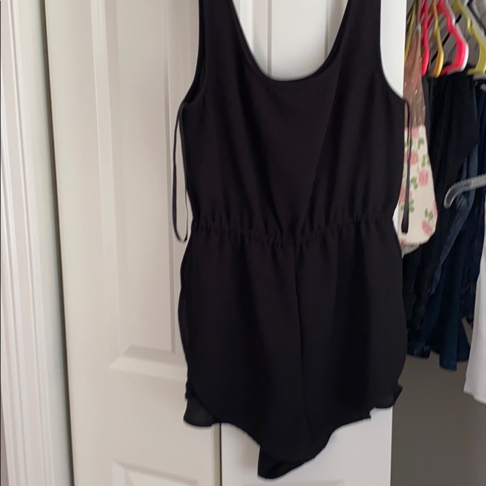 mink pink black romper